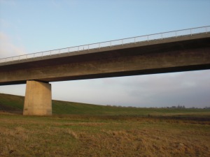 Vorlandbrücken auf Dömitzer Seite